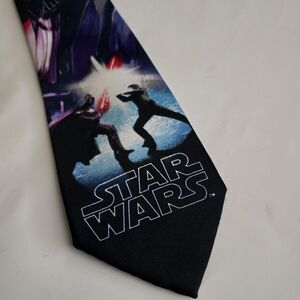 Star Wars Darth Vadar Luke Skywalker Tie  Blue L58" W3" Lightsaber Fight